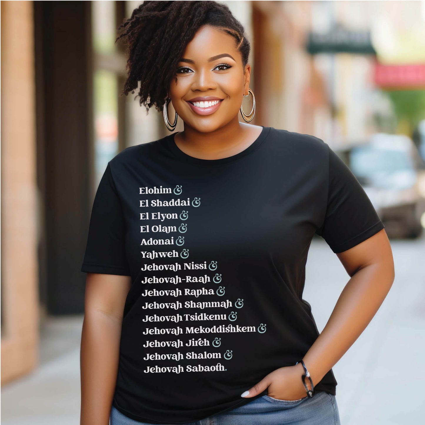 Names of God Ampersand List Christian Unisex T-Shirt