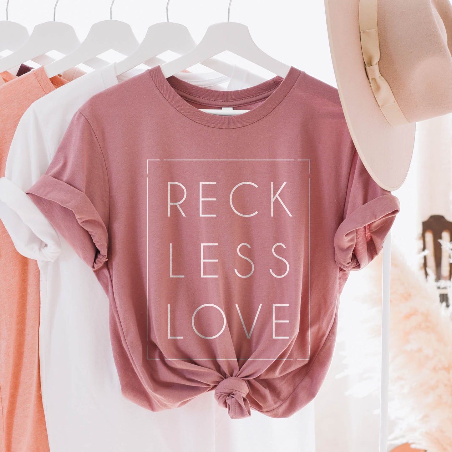 Reckless Love Rectangle Unisex Christian T-Shirt