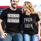 Iron Sharpens Iron Proverbs 27:17 Women's Group Christian T-Shirt