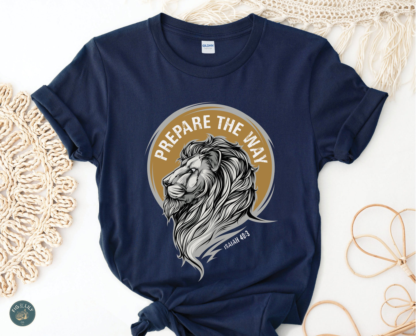 Lion of Judah - Prepare the Way - Christian Unisex T-Shirt