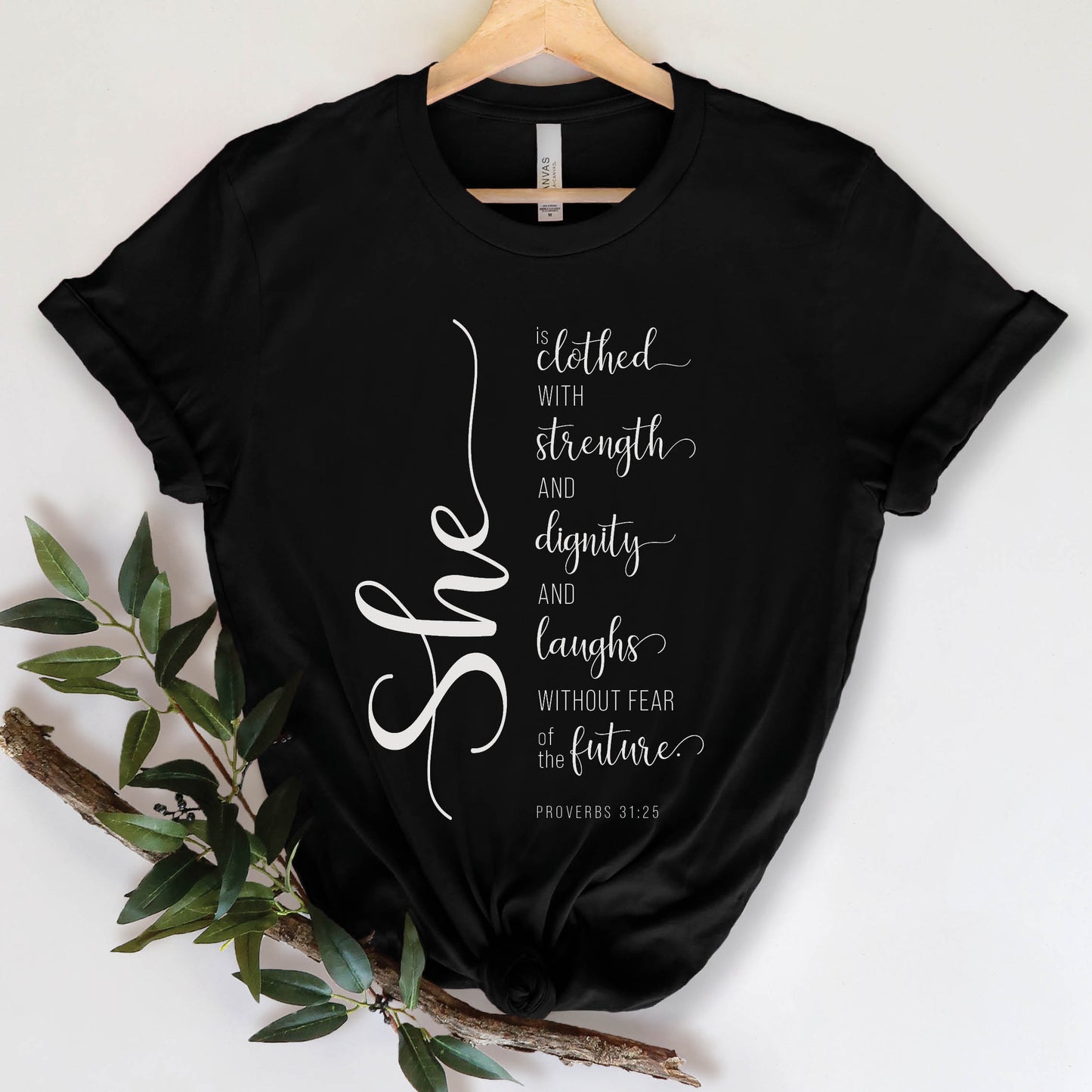 She Is - Proverbs 31 Woman Graphic T-Shirt