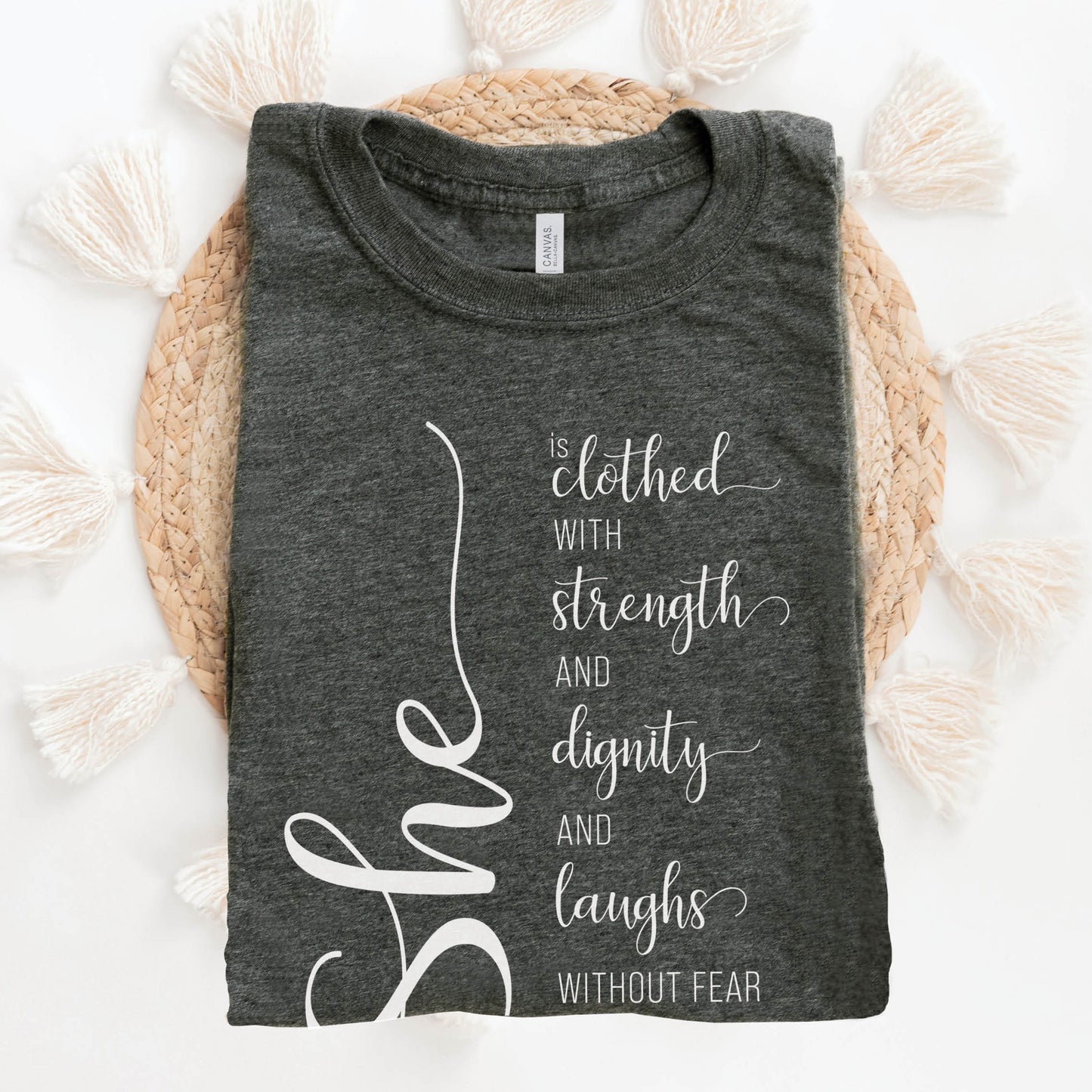 She Is - Proverbs 31 Woman Graphic T-Shirt