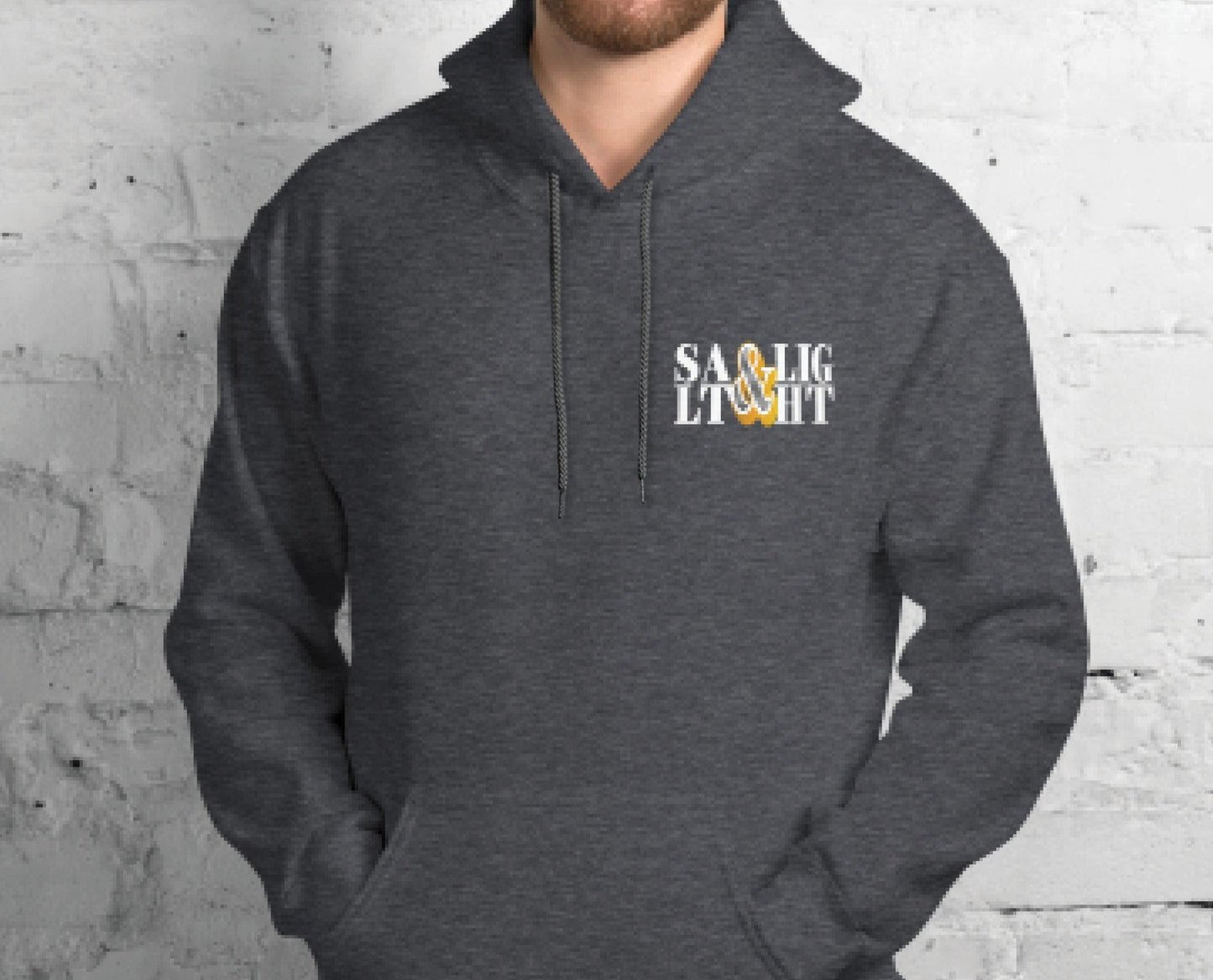 Salt & Light - Cozy Retro Front & Back Christian Unisex Hoodie