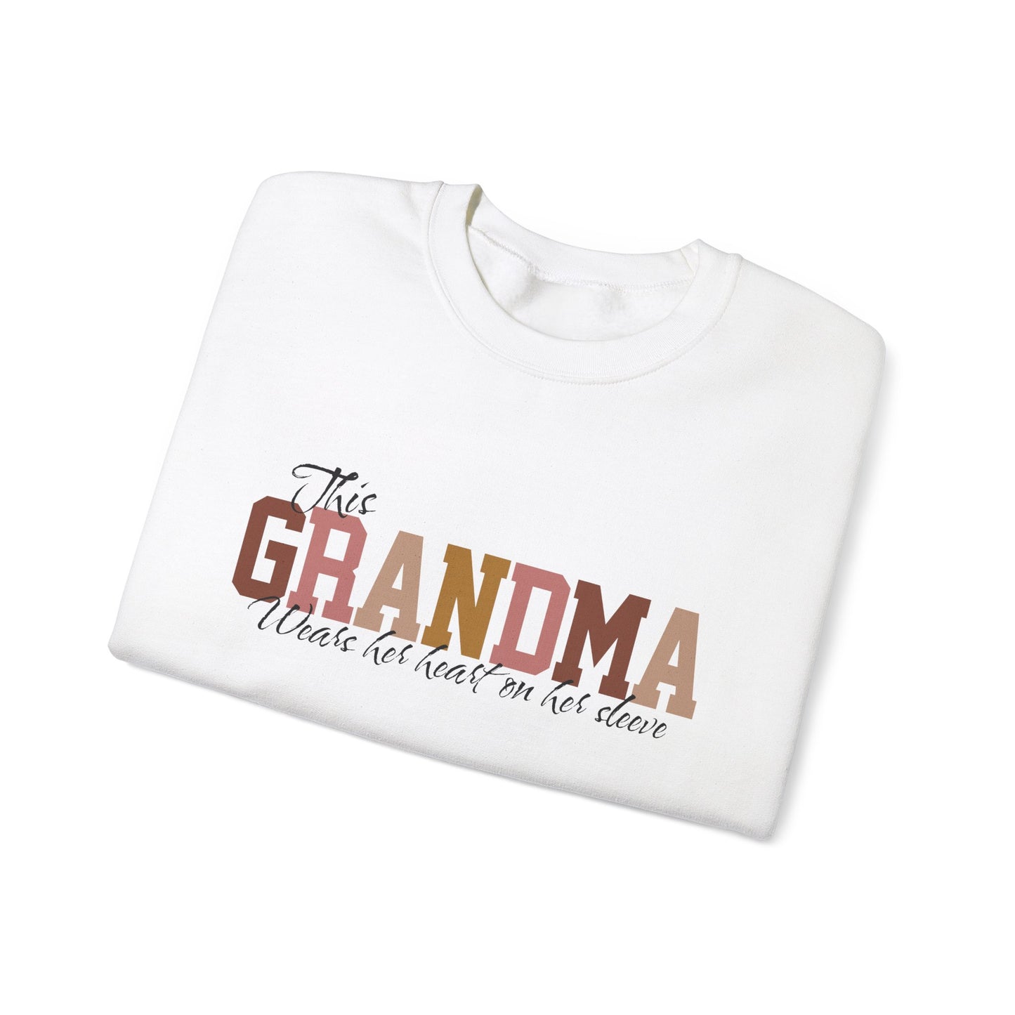 GRANDMA Sleeve Print Custom Grandkids Names Sweatshirt