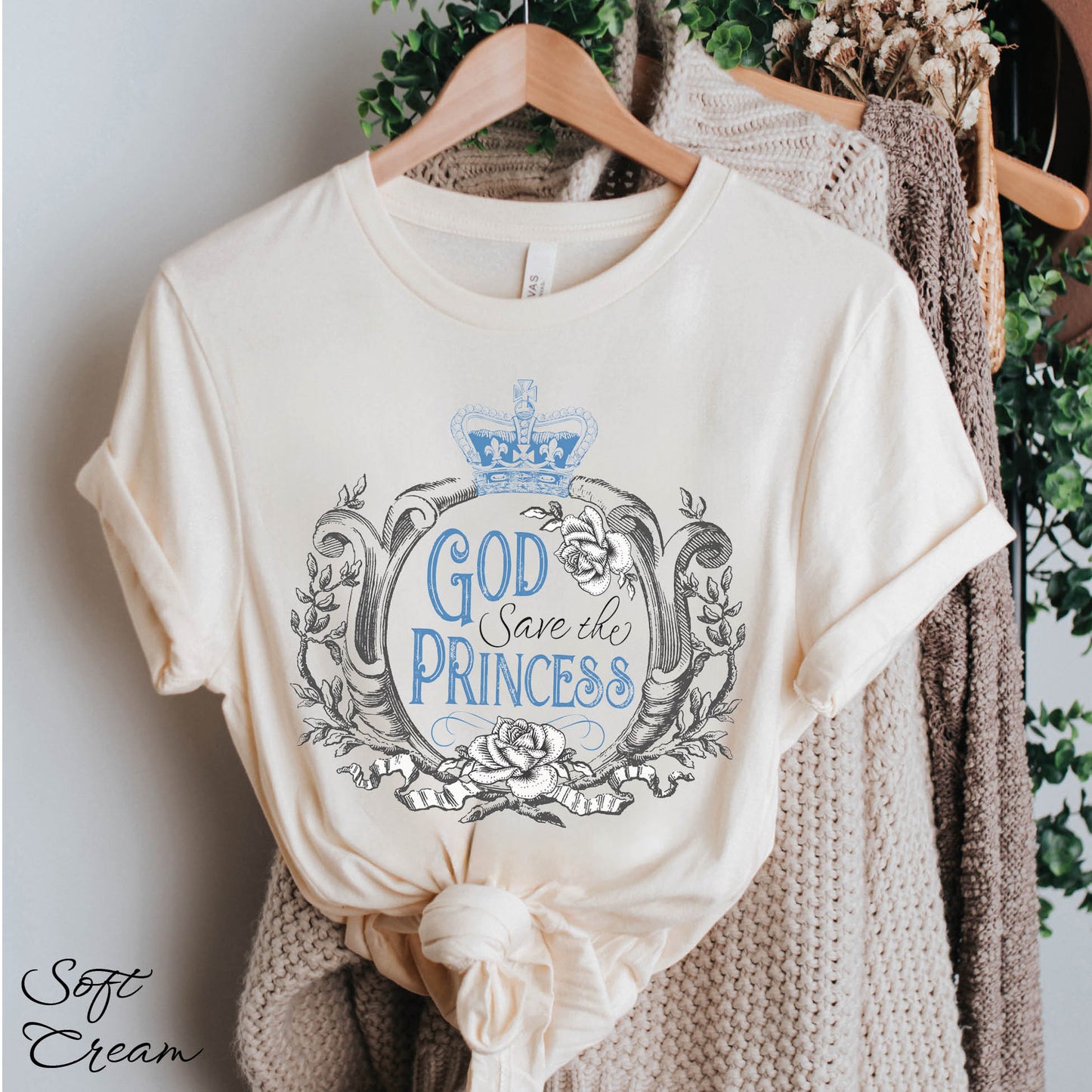 God Save the Princess of Wales Kate Middleton Prayer T-Shirt