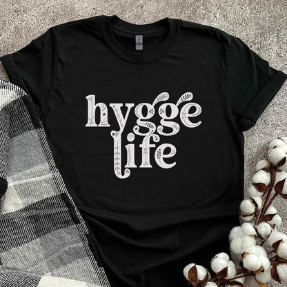 Hygge Life Cozy Typography Unisex T-Shirt