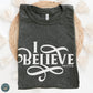 I BELIEVE - Swirl Women's Christian Unisex T-Shirt