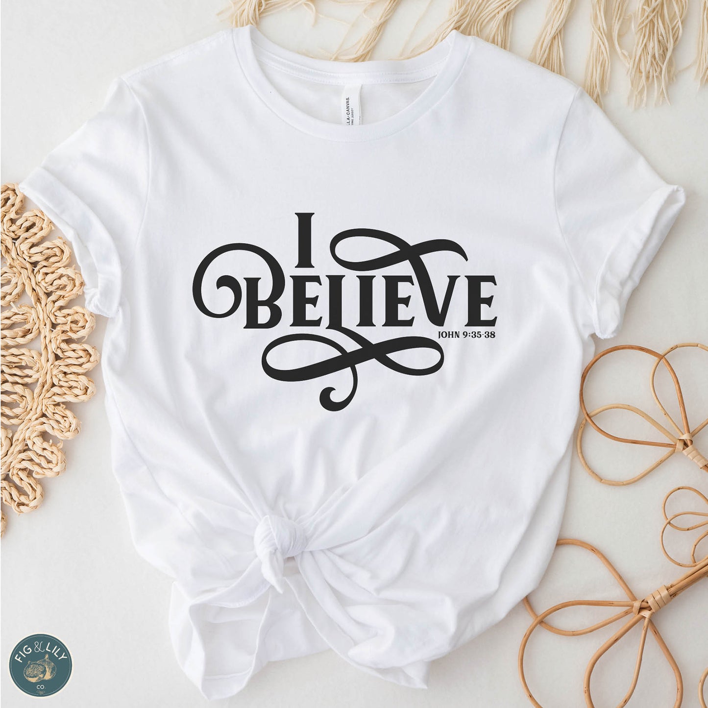 I BELIEVE - Swirl Women's Christian Unisex T-Shirt