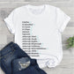 Names of God Ampersand List Christian Unisex T-Shirt