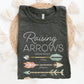 Personalized Names Raising Arrows Psalm 127:3-5 Mom T-Shirt