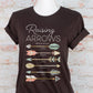 Personalized Names Raising Arrows Psalm 127:3-5 Mom T-Shirt