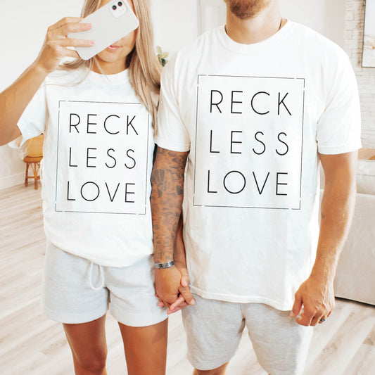 Reckless Love Rectangle Unisex Christian T-Shirt