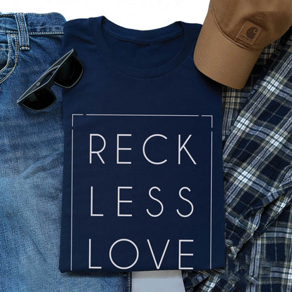 Reckless Love Rectangle Unisex Christian T-Shirt