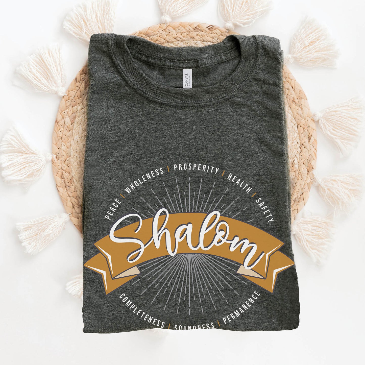 SHALOM Bible Hebrew Meaning Unisex T-Shirt