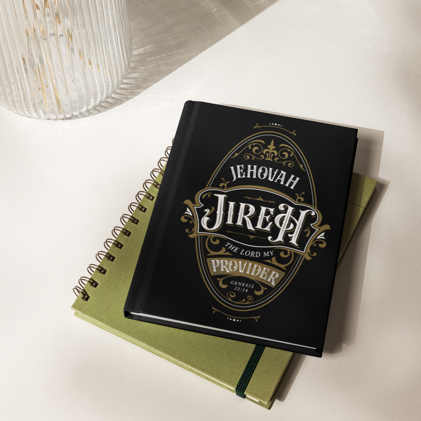 Jehovah Jireh Vintage Blackletter Christian Prayer Journal