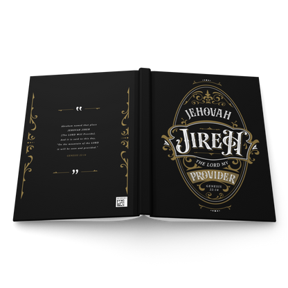 Jehovah Jireh Vintage Blackletter Christian Prayer Journal