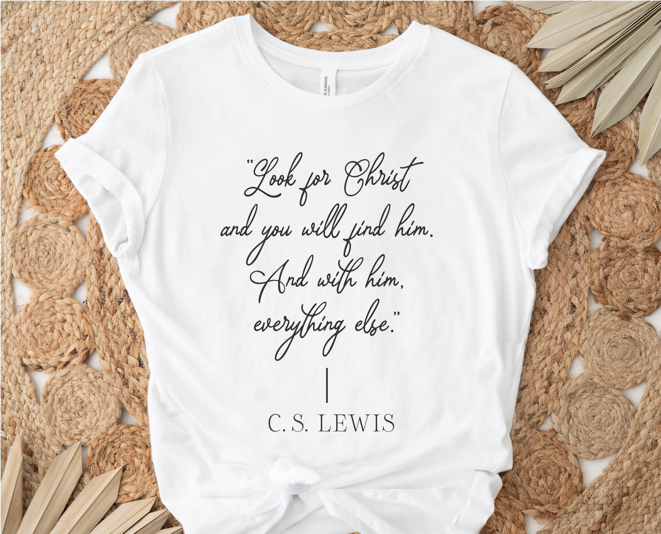 White tee shirt outlet quotes