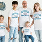 Jesus Loves You But I'm His Favorite funny Christian aesthetic adult size t-shirt printed in teal on soft white unisex tee for women, men, kids & family