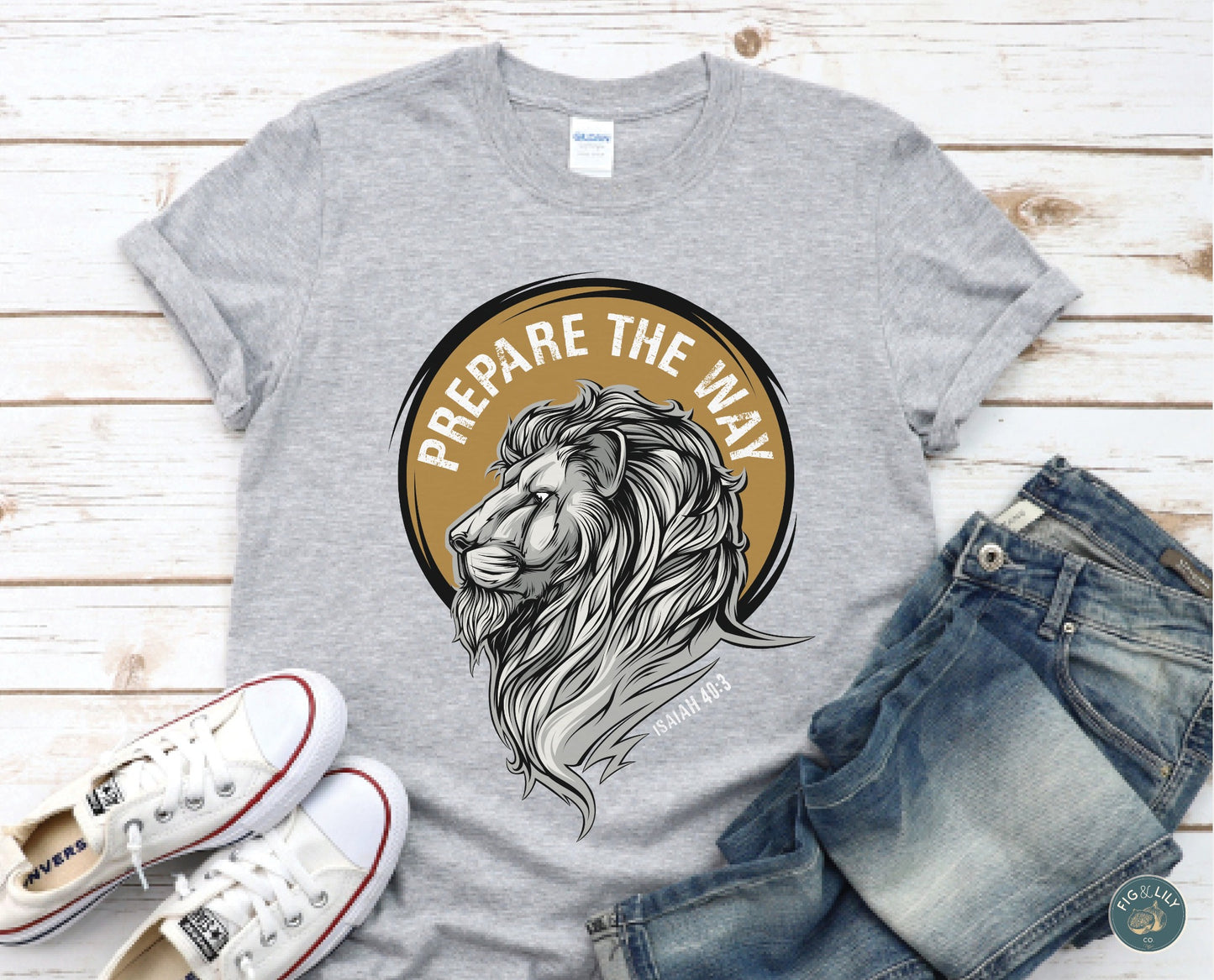 Lion of Judah - Prepare the Way - Christian Unisex T-Shirt