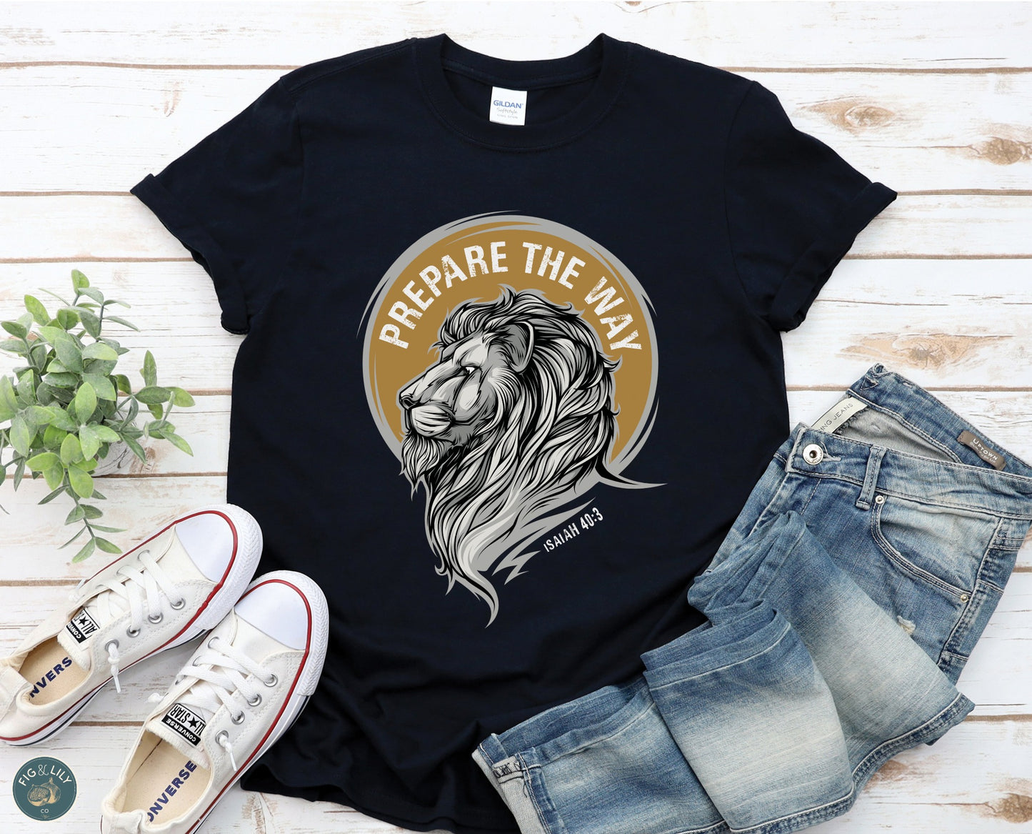 Lion of Judah - Prepare the Way - Christian Unisex T-Shirt