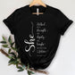 She Is - Proverbs 31 Woman Graphic T-Shirt