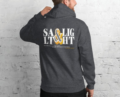 Salt & Light - Cozy Retro Front & Back Christian Unisex Hoodie