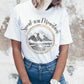 White Speak to the Mountain Christian unisex graphic t-shirt with Mark 11:23 Whosoever Believes scripture faith-based tee, designed for women