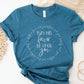 May His Favor Be Upon family & children Numbers 6 The Blessing Christian aesthetic circle design printed on soft heather deep teal t-shirt for women
