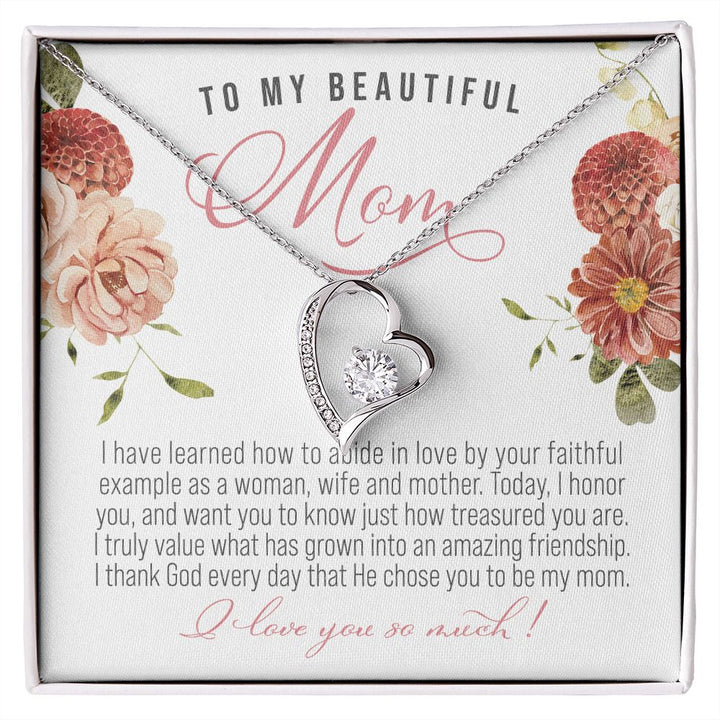 My Wife | Most wonderful person - Forever Love Necklace – LovePrintShip
