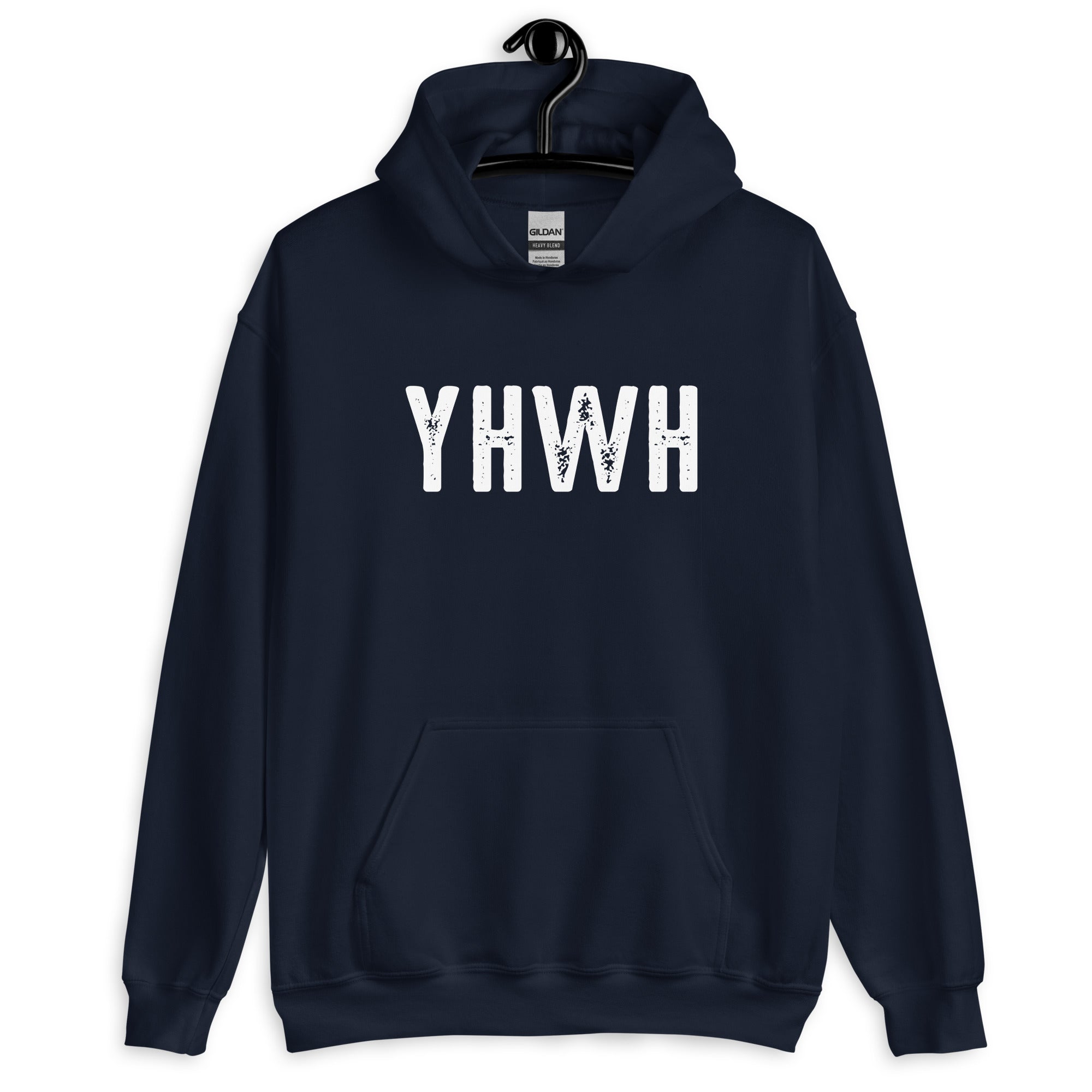 Name on outlet hood of hoodie